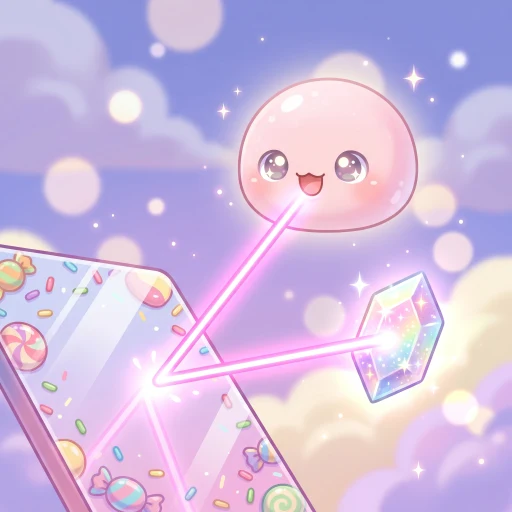 Mochi Beam — free laser mirror reflection puzzle game