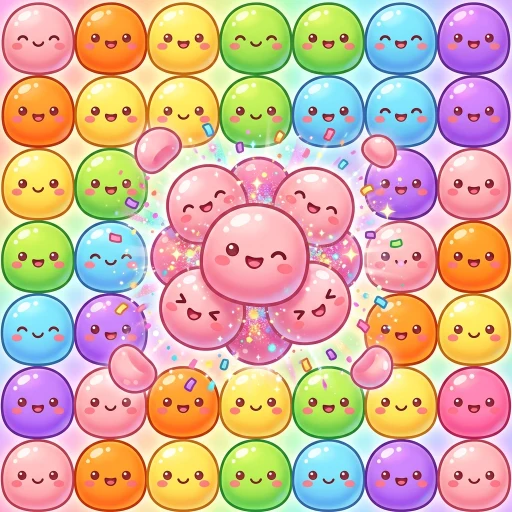 Mochi Collapse — free tap-to-pop colour puzzle game