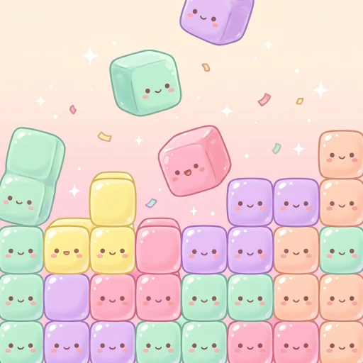 Mochi Fall — free falling blocks puzzle game