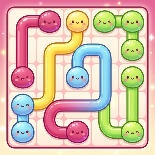 Mochi Flow — free connect the pipes color puzzle game