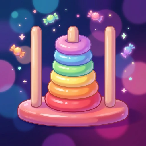 Mochi Rings — free Tower of Hanoi puzzle game