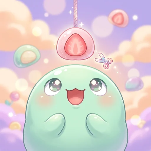 Mochi Rope — free Cut-the-Rope-style physics puzzle game