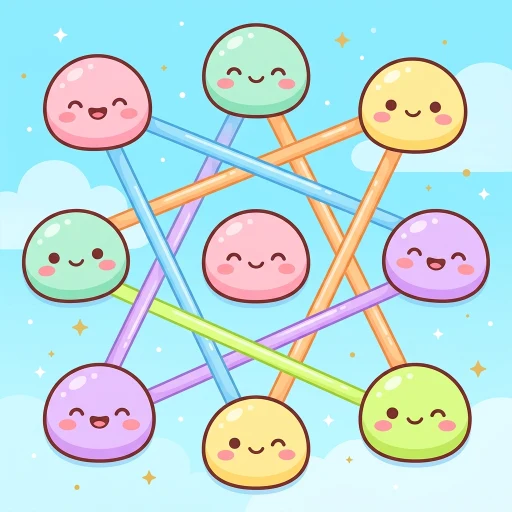 Mochi Untangle — free planarity untangle puzzle game